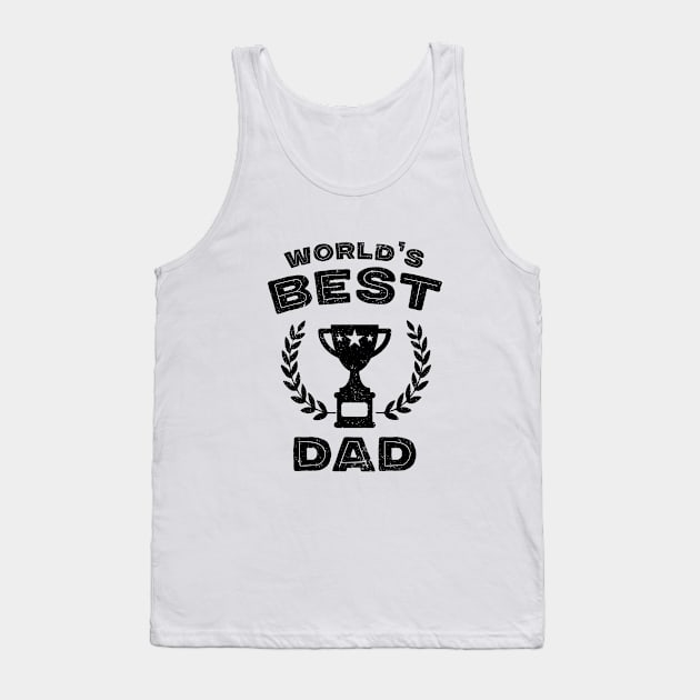 World's Best Dad Tank Top by PAVOCreative